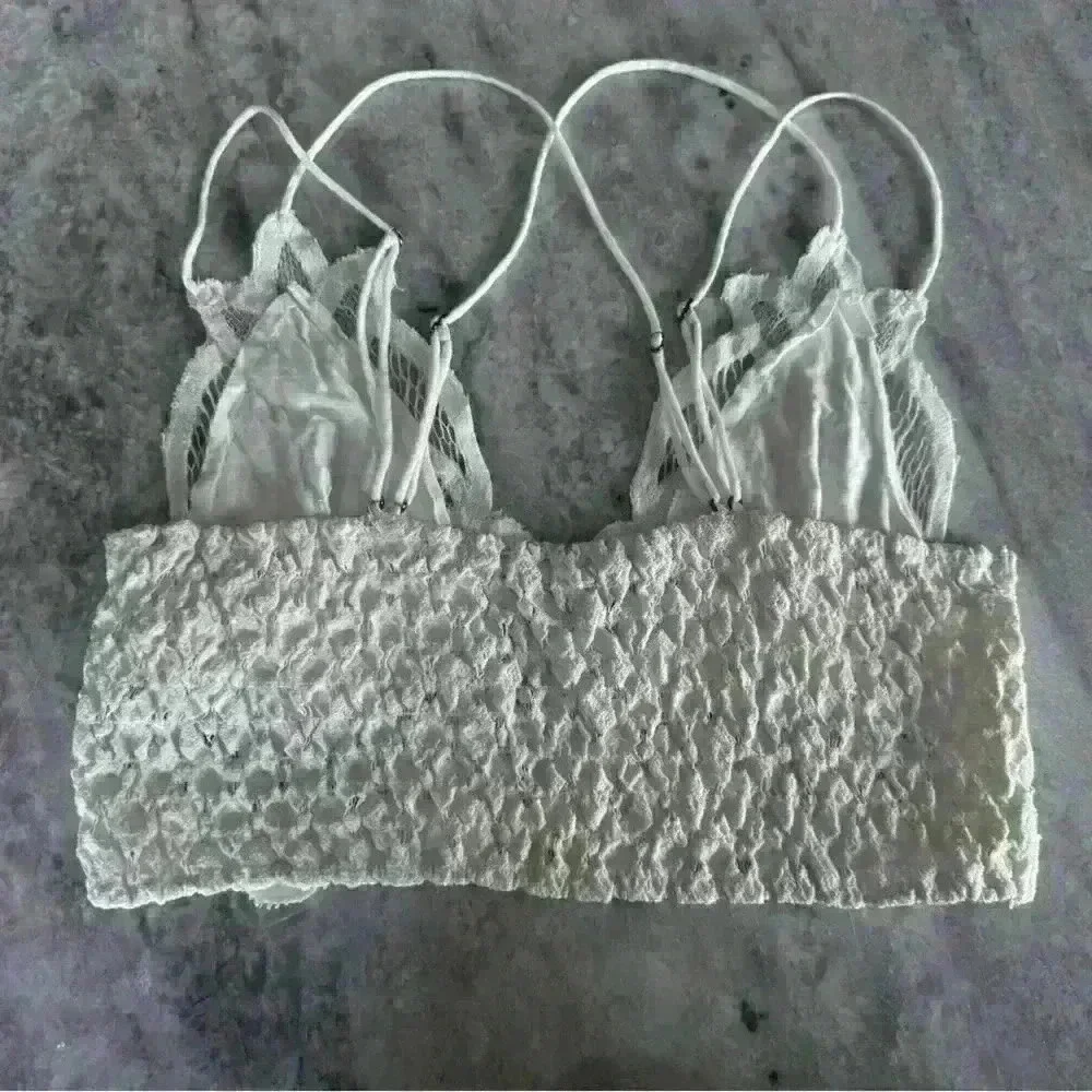 Free People Adell Bralette crochet lace cropped perfect